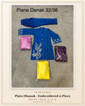 Plain Dhanak 2-Piece Suit - Royal Blue (32/38 Design 06)