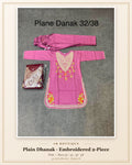 Plain Dhanak 2-Piece Suit - Pink (32/38 Design 18)